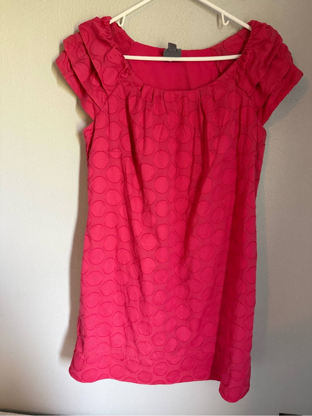 Rabbit Rabbit Rabbit Coral Pink Women's Shift Dress